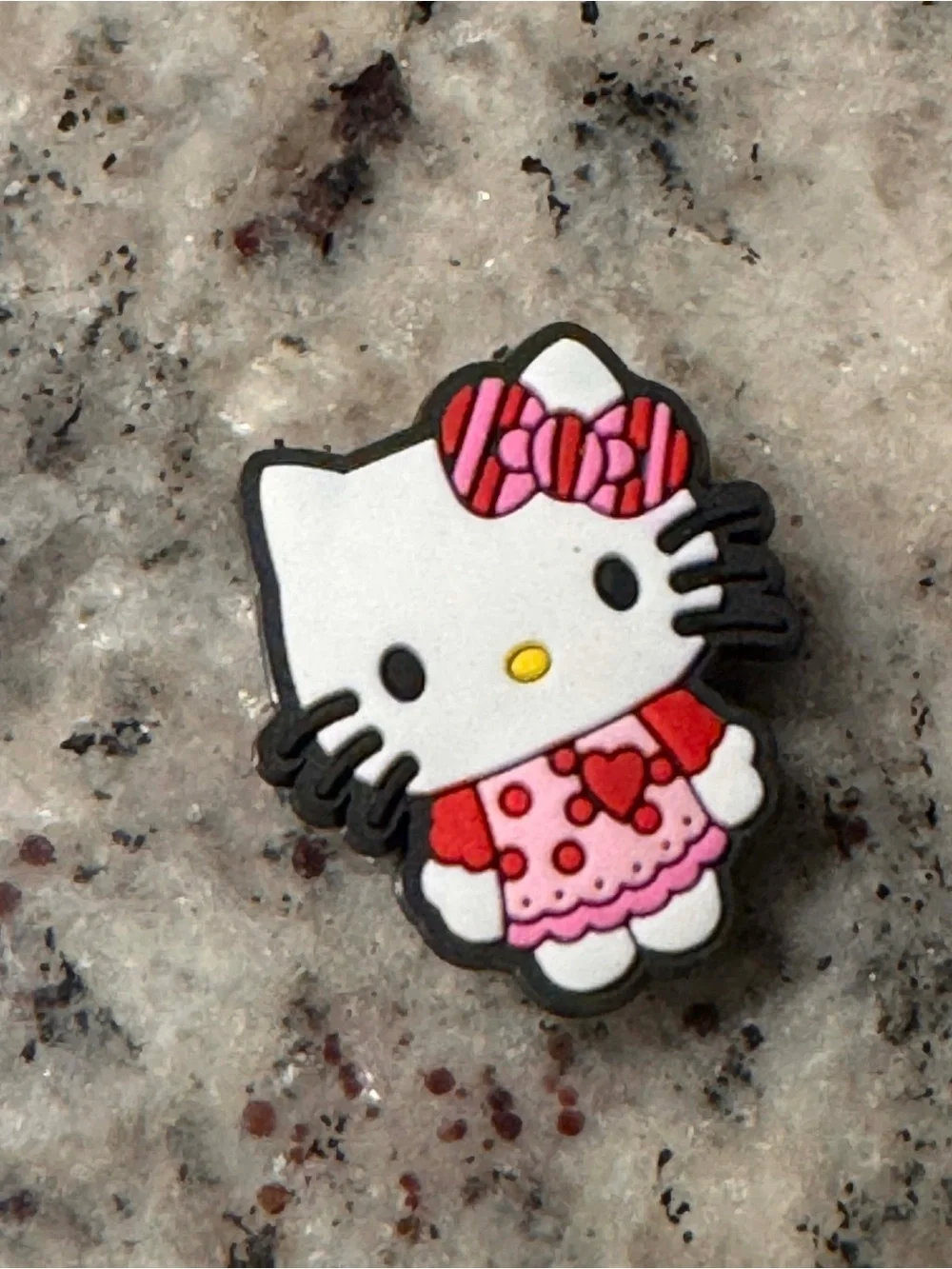 4pc CROC CHARMSHello Kitty Pink & White Shoe Charms - 4 Piece Set